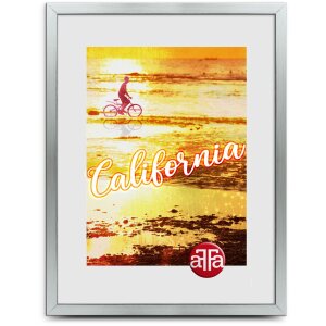 Marco de fotos California FrameFactory plata 29,7x42 cm...