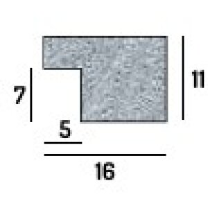 Marco de fotos FrameFactory California blanco 10x15 cm con acrílico