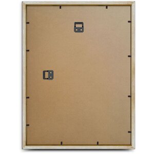 FramesFactory 5903351577526 Marco foto 40x50 cm blanco madera con vidrio acrílico