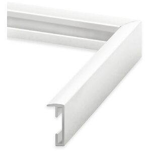 Marco de fotos de aluminio FramesFactory 42x59,4 cm blanco