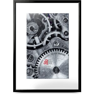 Marco de fotos FramesFactory Aluminio 29,7x42 cm negro...