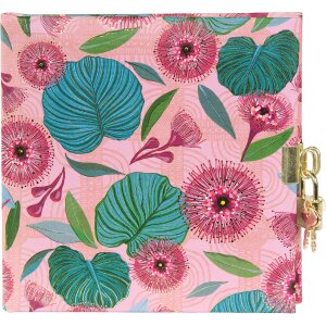 Goldbuch Diario Hojas Tropicales rosa 16x16 cm
