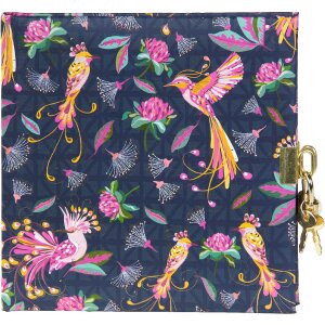 Goldbuch Diario Aves Tropicales Azul 16x16 cm
