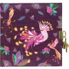 Goldbuch Diario Aves Tropicales ciruela 16x16 cm con cerradura
