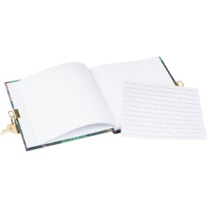 Goldbuch Diario Pájaros Tropicales verde 16x16 cm 96 páginas blancas