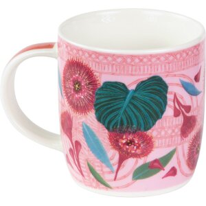 Taza de porcelana Tropical Leaves Goldbuch