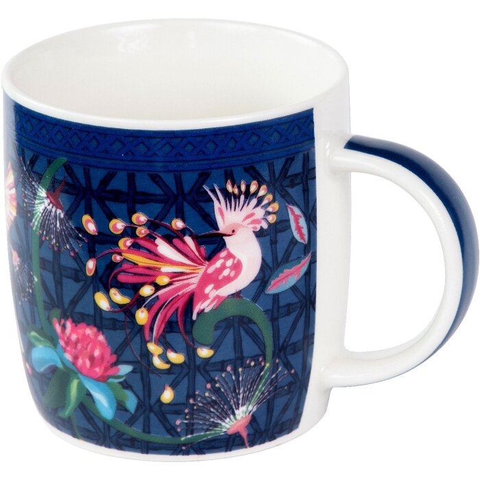 Taza de porcelana Tropical Birds Goldbuch