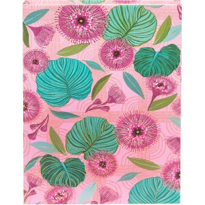 Goldbuch Cuaderno Tropical Leaves rosa 15x22 cm