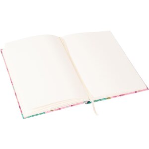 Goldbuch Cuaderno Tropical Leaves rosa 15x22 cm