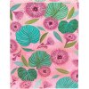 Goldbuch Cuaderno Tropical Leaves rosa 15x22 cm