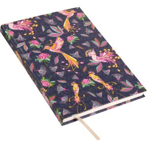 Cuaderno Tropical Birds Blue Goldbuch 15x22 cm