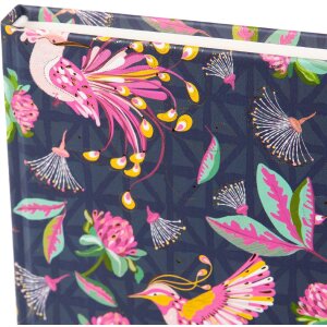 Cuaderno Tropical Birds Blue Goldbuch 15x22 cm