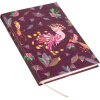 Goldbuch Cuaderno Tropical Birds Ciruela 15x22 cm