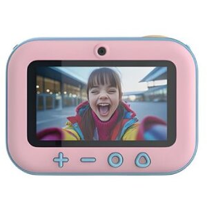 myFirst 750045 Camera Insta 20 Rosa Cámara para niños 16MP Full HD Impresión térmica