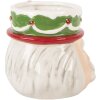 Clayre & Eef 6CEMU0202 Jarra 15x12x11 cm 550 ml Beige-Blanco