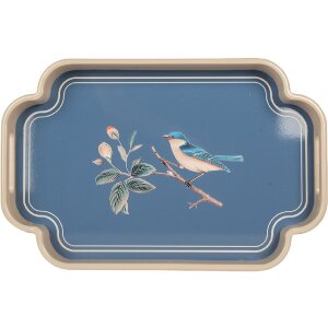 Clayre & Eef 6H2459 Bandeja Decorativa (Set de 2) 46x30x5 / 35x24x5 cm