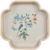 Clayre & Eef 6H2461 Bandeja Decorativa (Set de 2) Beige Rosa 30x30/24x24 cm