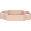 Clayre & Eef 6H2461 Bandeja Decorativa (Set de 2) Beige Rosa 30x30/24x24 cm
