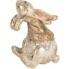 Clayre & Eef 6PR5485 Decoración Conejo 6x5x7 cm Beige y Marrón