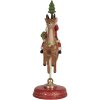 Clayre & Eef 6PR5763 Decoración Papá Noel en Reno 16x11x30 cm