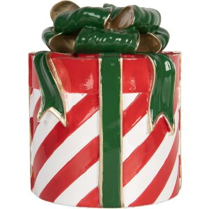 Clayre & Eef 6PR5765 Decoración Regalo Rojo Verde Ø 16x21 cm