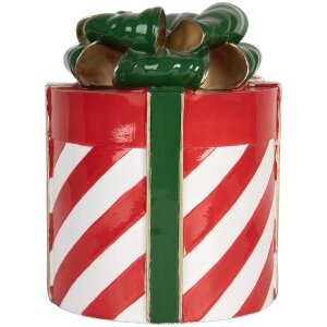 Clayre & Eef 6PR5765 Decoración Regalo Rojo Verde Ø 16x21 cm