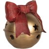 Clayre & Eef 6PR5767 Candelabro 13x12x13 cm Dorado y Rojo