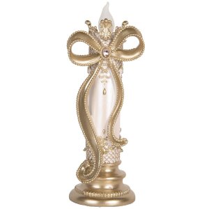 Clayre & Eef 6PR5777 Vela decorativa con LED 13x12x34...