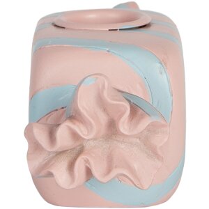 Clayre & Eef 6PR5778P Candelabro 14x5x5 cm rosa-azul