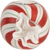 Clayre & Eef 6PR5778R Candelabro 14x7x6 cm Rojo Blanco