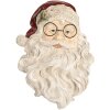 Clayre & Eef 6PR5781 Adorno de Pared Papá Noel 23x5x31 cm