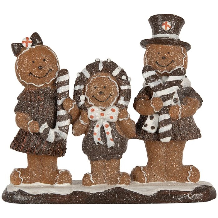 Clayre & Eef 6PR5855 Decoración Hombre de Jengibre 20x7x17 cm