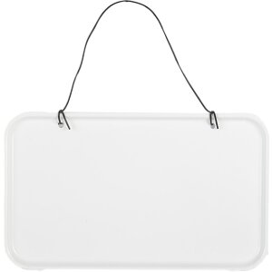 Clayre & Eef 6Y5689 Cartel de Texto 20x1x12 cm Blanco