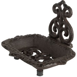 Clayre & Eef 6Y5748 Jabonera 15x11x11 cm Hierro...