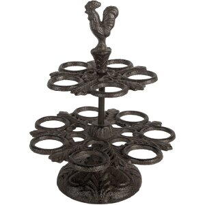 Huevera Clayre & Eef 6Y5752 Ø 19x24 cm Marrón