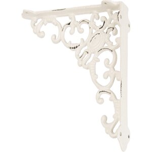 Rejilla decorativa Clayre & Eef 6Y5759 4x21x21 cm Blanco