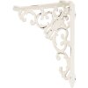 Rejilla decorativa Clayre & Eef 6Y5759 4x21x21 cm Blanco
