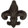 Pomo de puerta Clayre & Eef 6Y5763 7x4x7 cm Marrón