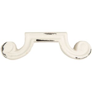 Clayre & Eef 6Y5766 Manija 12x4x3 cm Blanco