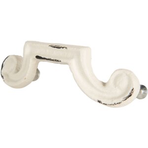 Clayre & Eef 6Y5766 Manija 12x4x3 cm Blanco