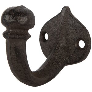 Gancho de pared Clayre & Eef 6Y5767 4x7x6 cm Marrón