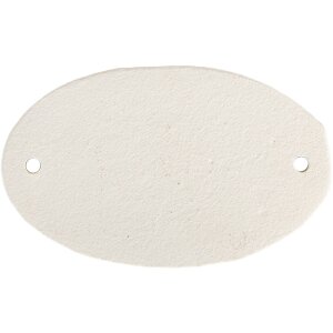 Letrero Decorativo Toilet Clayre & Eef 6Y5768 10x1x6 cm Blanco