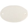 Letrero Decorativo Toilet Clayre & Eef 6Y5768 10x1x6 cm Blanco