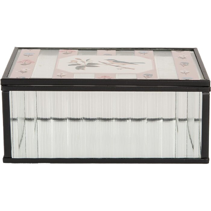 Clayre & Eef Caja de metal 15x10x6 cm