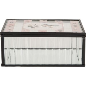 Clayre & Eef Caja de metal 15x10x6 cm