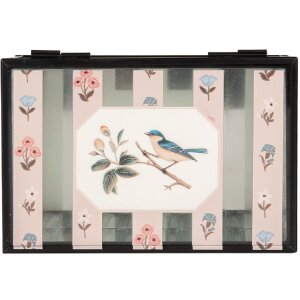 Clayre & Eef Caja de metal 15x10x6 cm