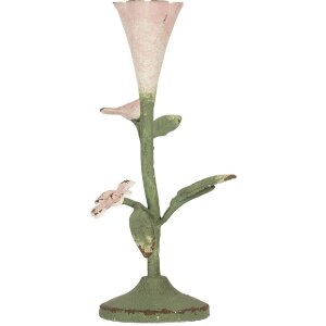 Candelabro Clayre & Eef 6Y5953 12x12x26 cm Verde Rosa