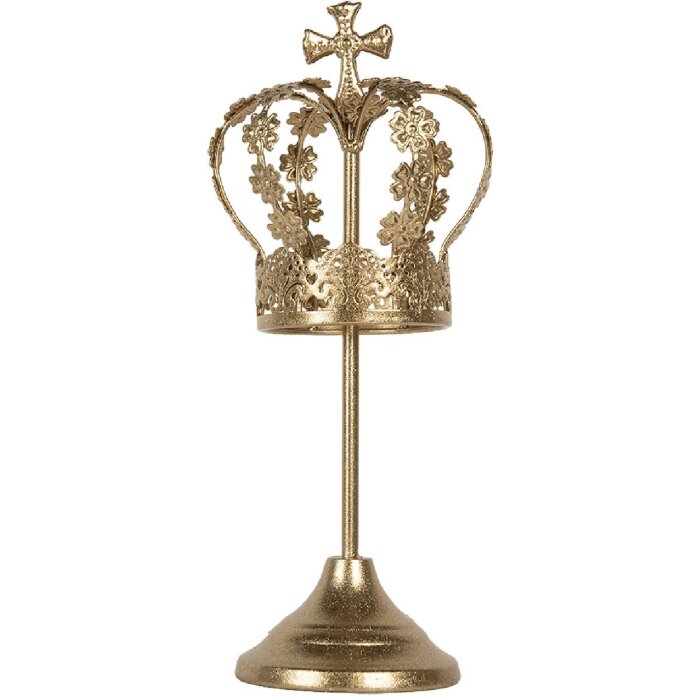 Corona Decorativa Ø 12x30 cm Clayre & Eef 6Y5957 Dorado