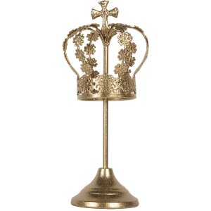 Corona Decorativa Ø 12x30 cm Clayre & Eef 6Y5957 Dorado