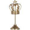 Corona Decorativa Ø 12x30 cm Clayre & Eef 6Y5957 Dorado